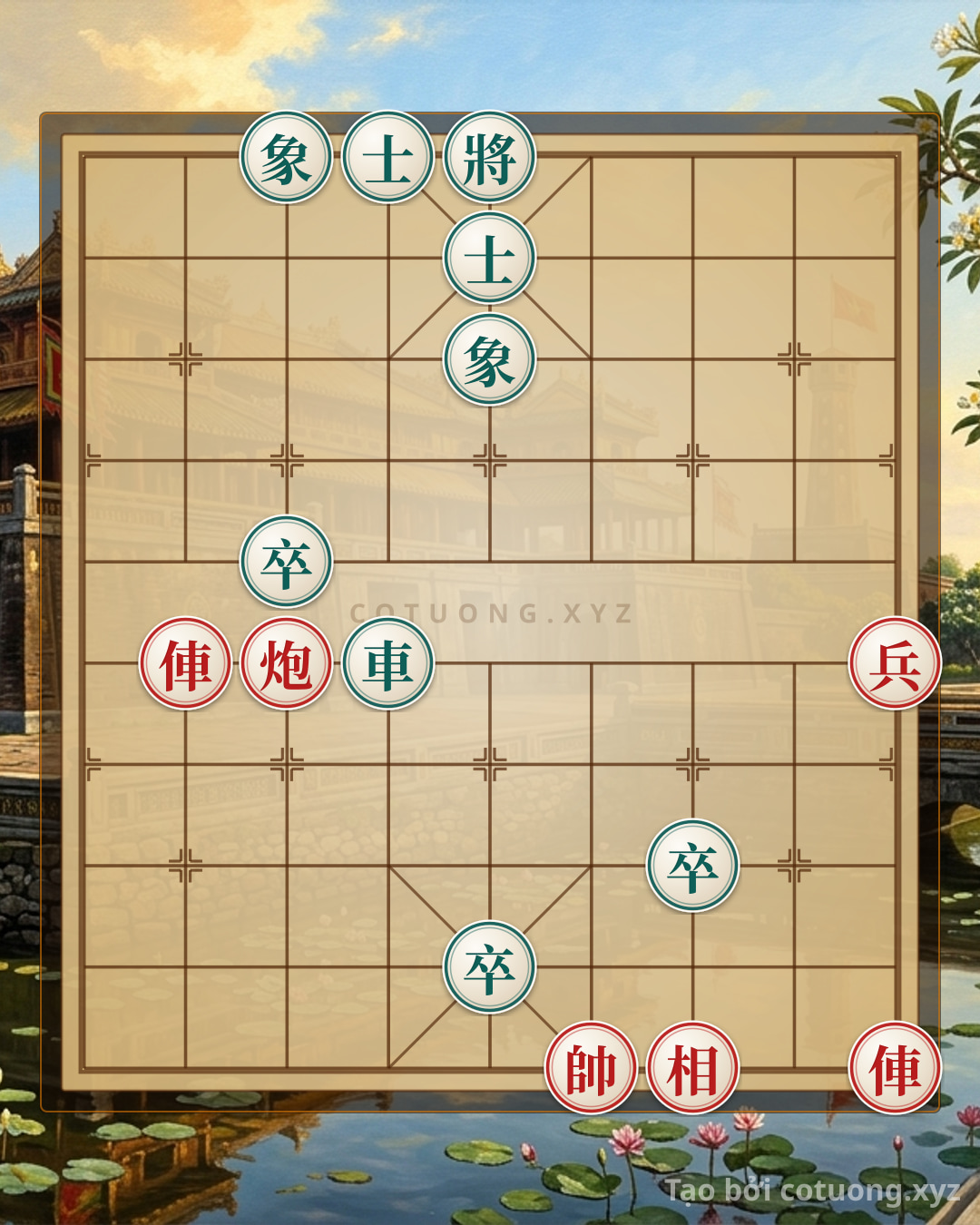 Challenge: Classic Xiangqi Opening: Red Launches a Powerful Attack - Black Must Defend Skillfully to Escape the Critical Situation - Can you solve it?