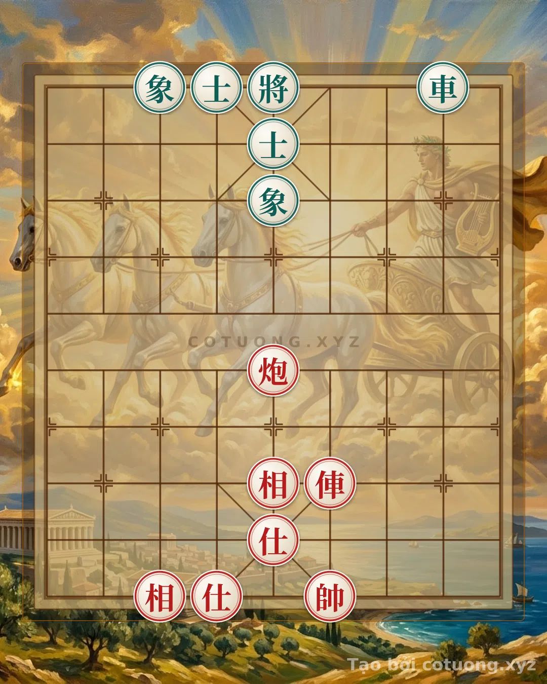 Thế cờ: Mystery Chess Tactics: Red Chariot vs. Black Chariot in a Suffocating Siege - The Heartbreaking Move That Reverses the Game — Cờ Tướng Online