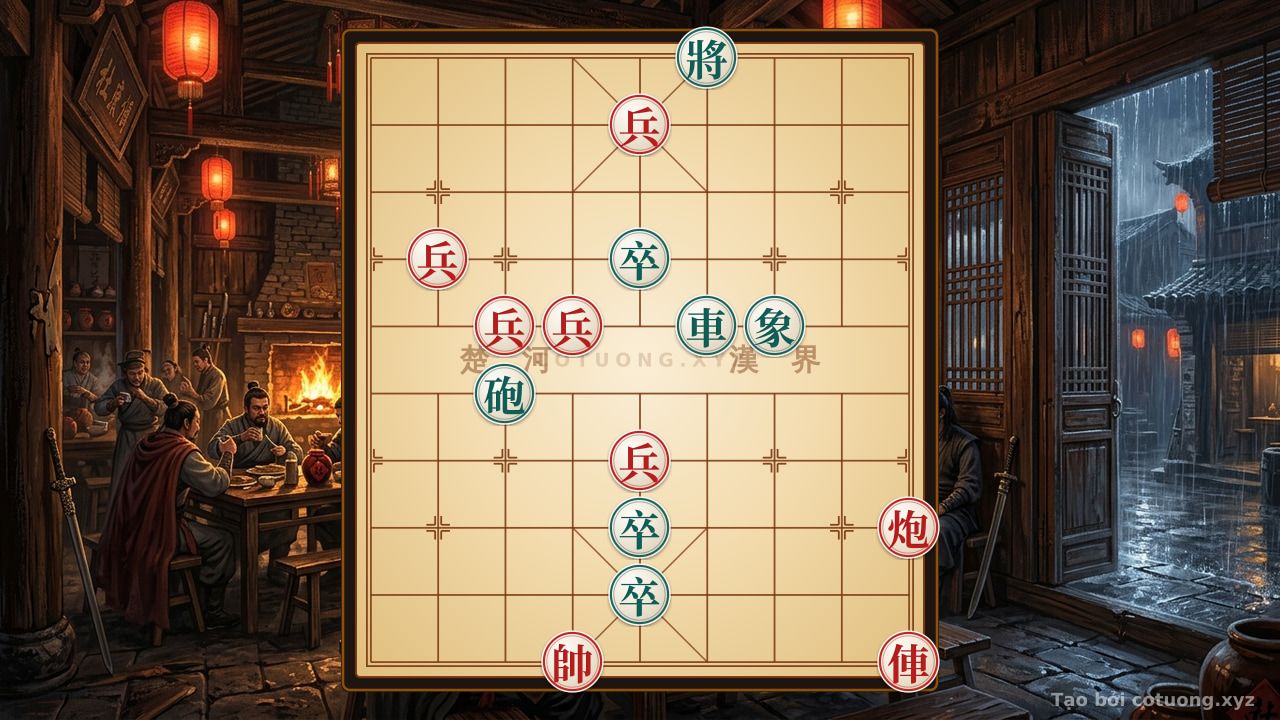 Thế cờ: Red Side 'Chariot Rush' - The Secret to Breaking the Black General in 3 Moves — Cờ Tướng Online
