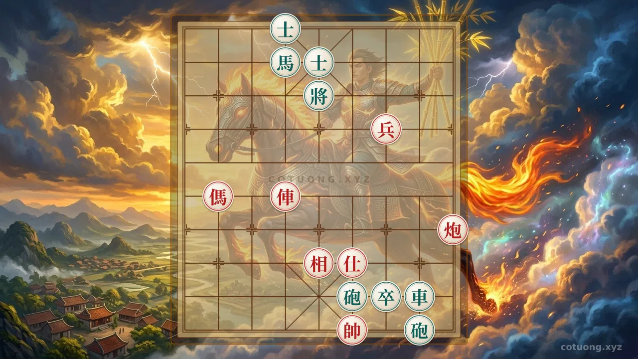 Challenge: Chariot File 6, Knight File 8, and Pawns besiege General File 5 - Can you solve it?