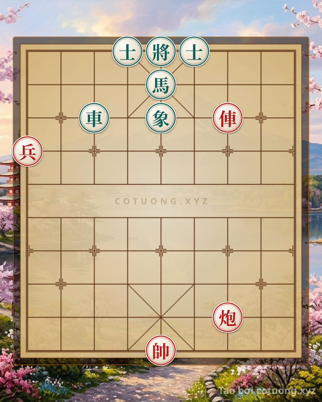 Challenge: Xiangqi: Black-Red Tactics - 'Black Chariot on Rank 8, File 3' Position - Can you solve it?