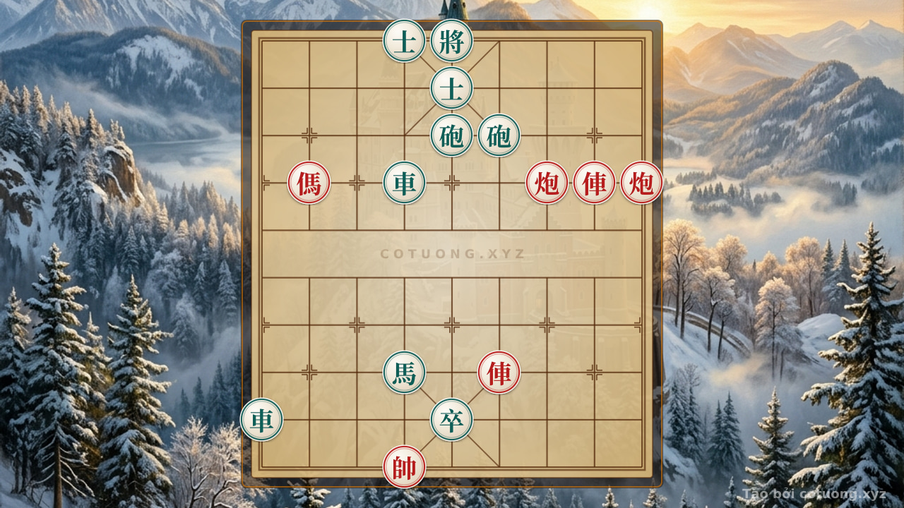 Thế cờ: Terrifying Showdown: When Two Red Chariots Dance on the Xiangqi Battlefield — Cờ Tướng Online