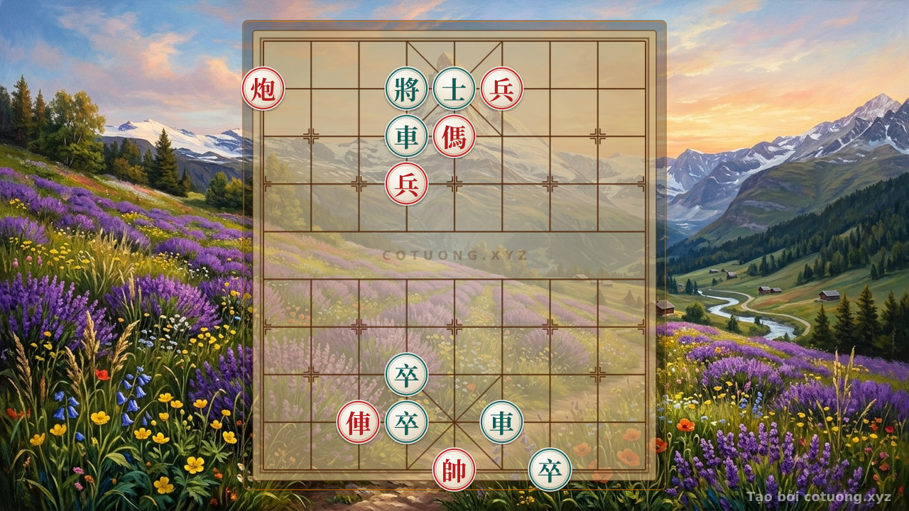 Thế cờ: Xiangqi: Red Cannon at 9/9 - Smart Defensive Tactics — Cờ Tướng Online