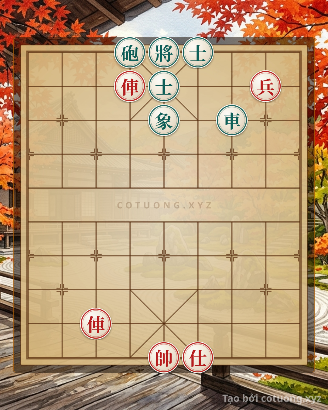 Challenge: Battle of the Generals: Red Chariot Surrounds, Black Cannon Waits for Opportunity - Online Chess Puzzle Super Hard - Can you solve it?