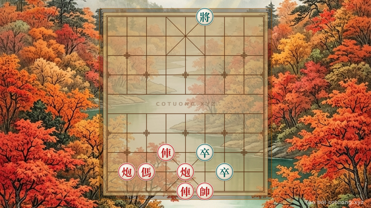 Thế cờ: The Black General's Lonely Position - A Super Difficult Chessboard Only 1/10 People Can Understand — Cờ Tướng Online
