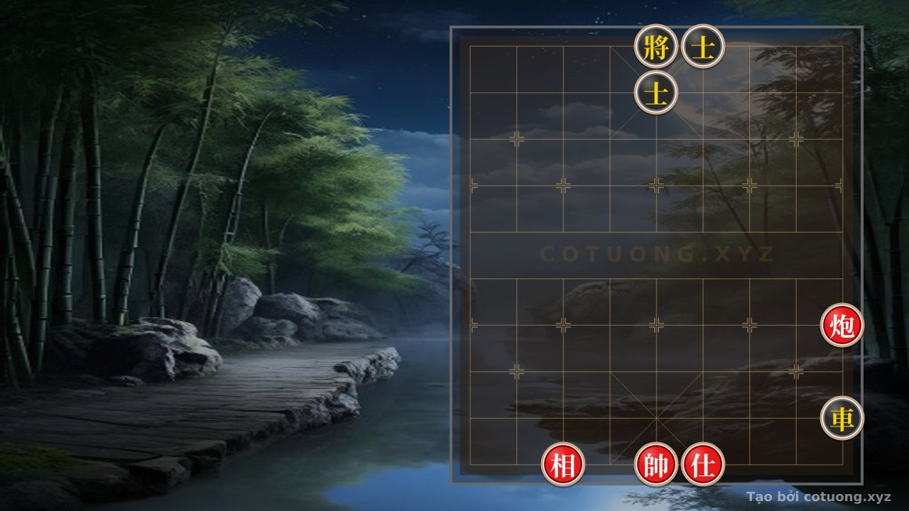 Thế cờ: Xiangqi: Red Cannon Under Siege - A Life-or-Death Tactical Battle in a Brutally Tight Position — Cờ Tướng Online