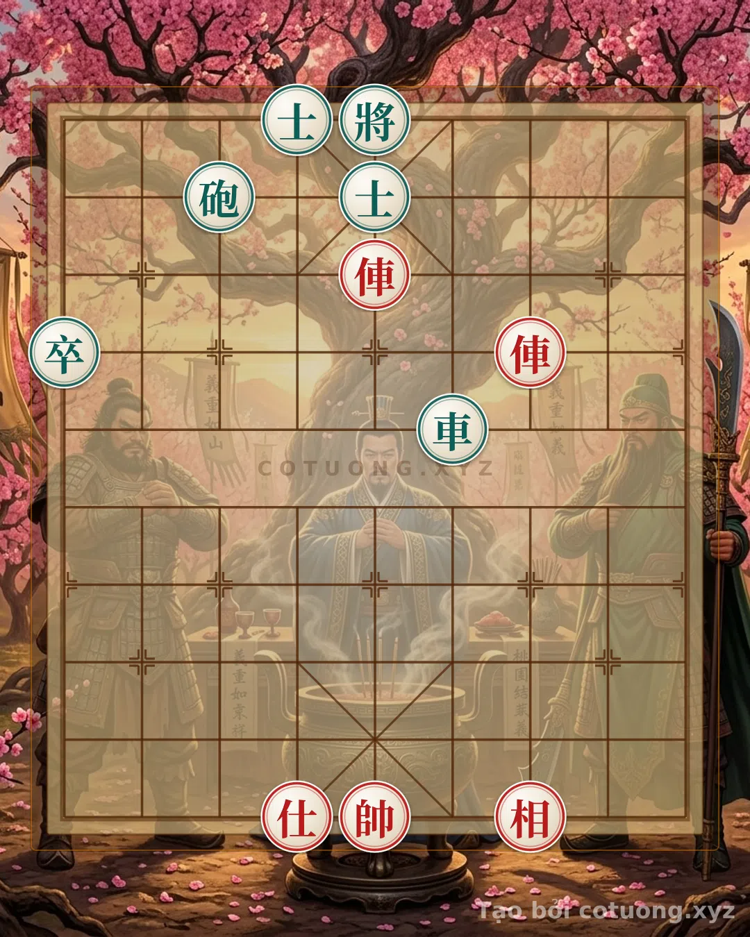 Challenge: The Art of Defense in Xiangqi: Neutralizing the 'Smell' with a Wall of Advisors - Can you solve it?