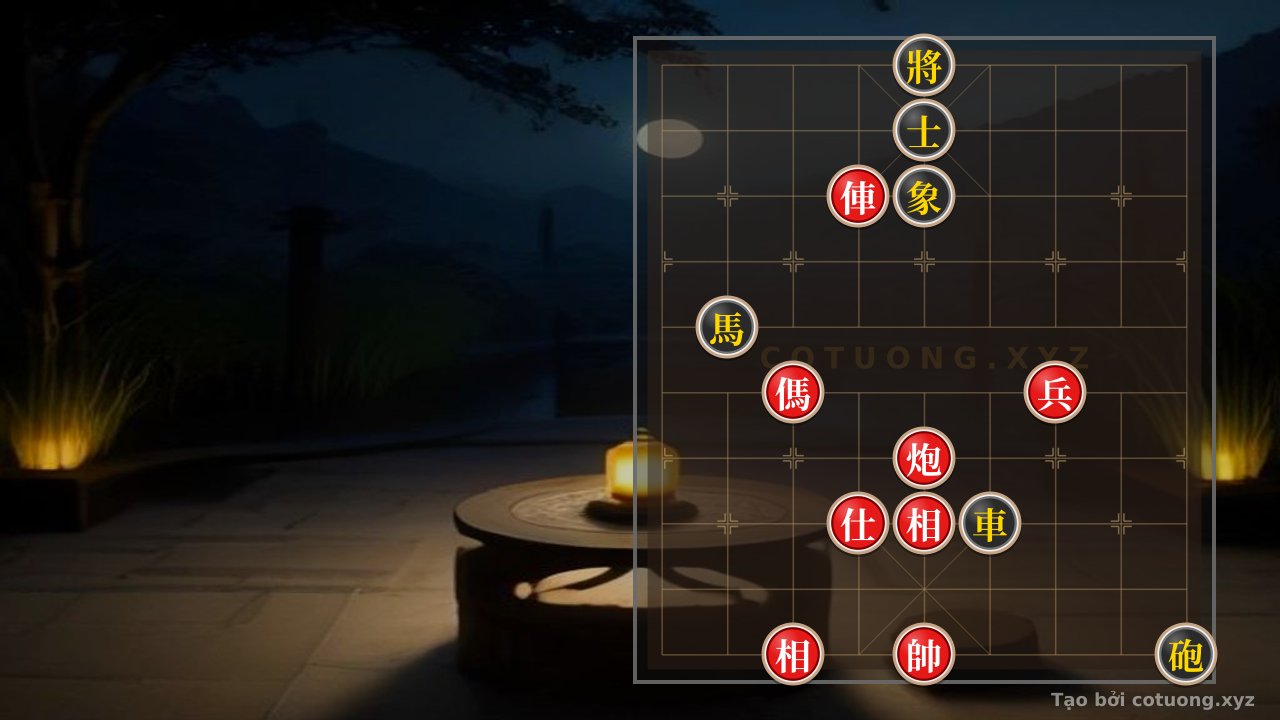 Thế cờ: Bí Kíp Cờ Úp Kinh Điển: Xe Pháo Mã Chốt Sát Pháo - Khi Đỏ Gài Bẫy Đen Trong Màn Sương Mù Chiến Trận — Cờ Tướng Online