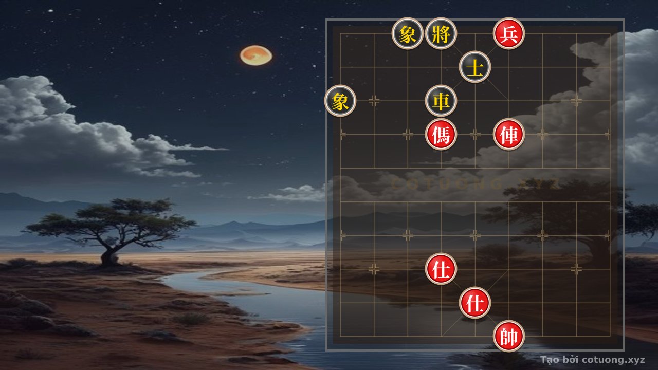 Thế cờ: Xiangqi: Double Horse Leg Interlock Tactics - The 5-Move Secret to Defeating Black — Cờ Tướng Online