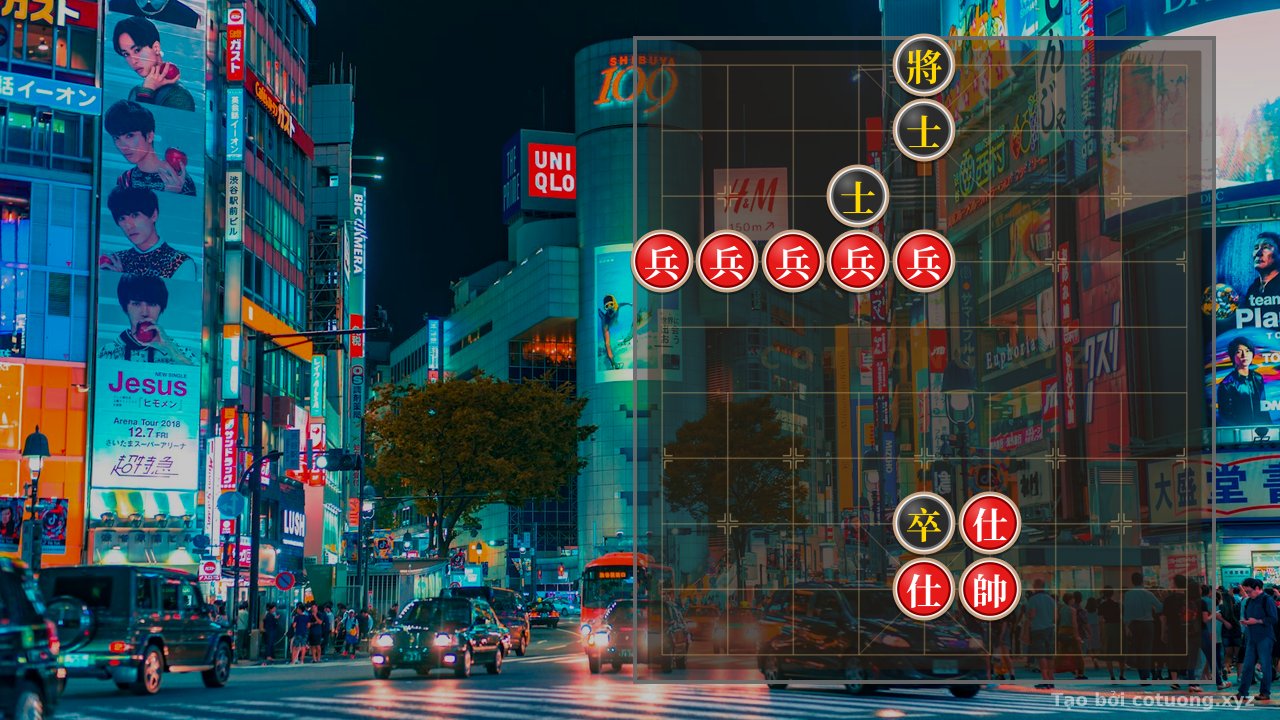 Thế cờ: The Mystery of Xiangqi: A Steadfast Defense Against the Red Onslaught — Cờ Tướng Online