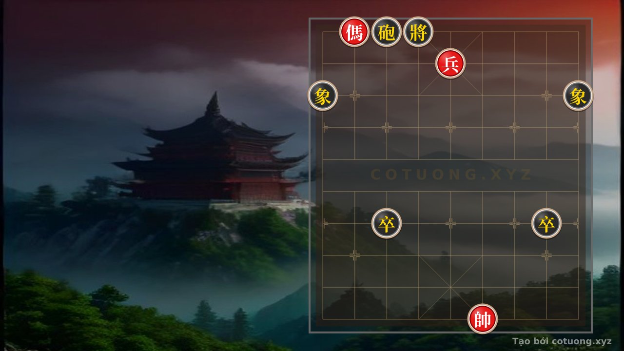 Thế cờ: Defensive Strategy in Black's Formation: Mastering the Red Attack with Elephants and Cannons — Cờ Tướng Online