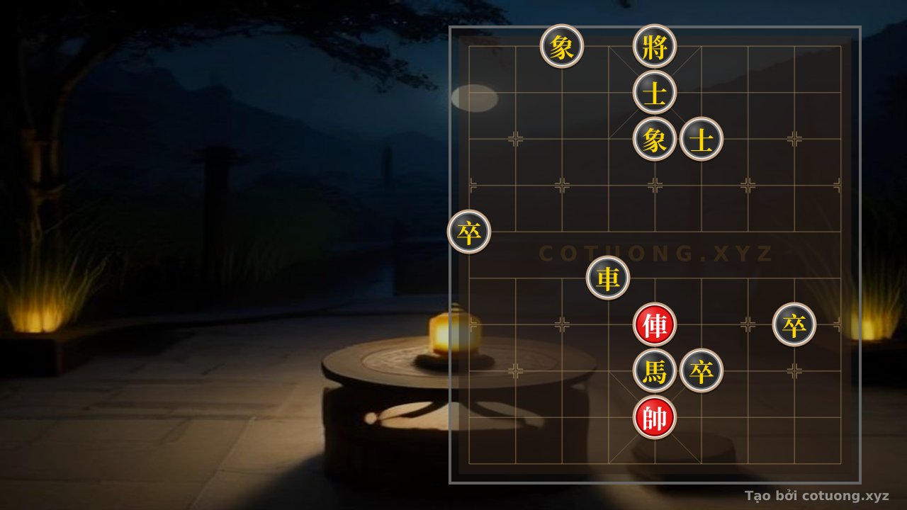 Thế cờ: Classic Xiangqi Strategy: Red Chariot Breaks Through Black Horse's 3-Piece Defense - A Mortal Battle of Cannons Like the Battle of Xichbi! — Cờ Tướng Online