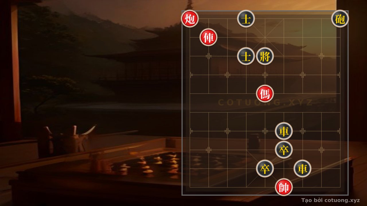 Thế cờ: Red Cannon at 9th File, 10th Rank: The 'Xich Bich' Scenario on the Chessboard — Cờ Tướng Online