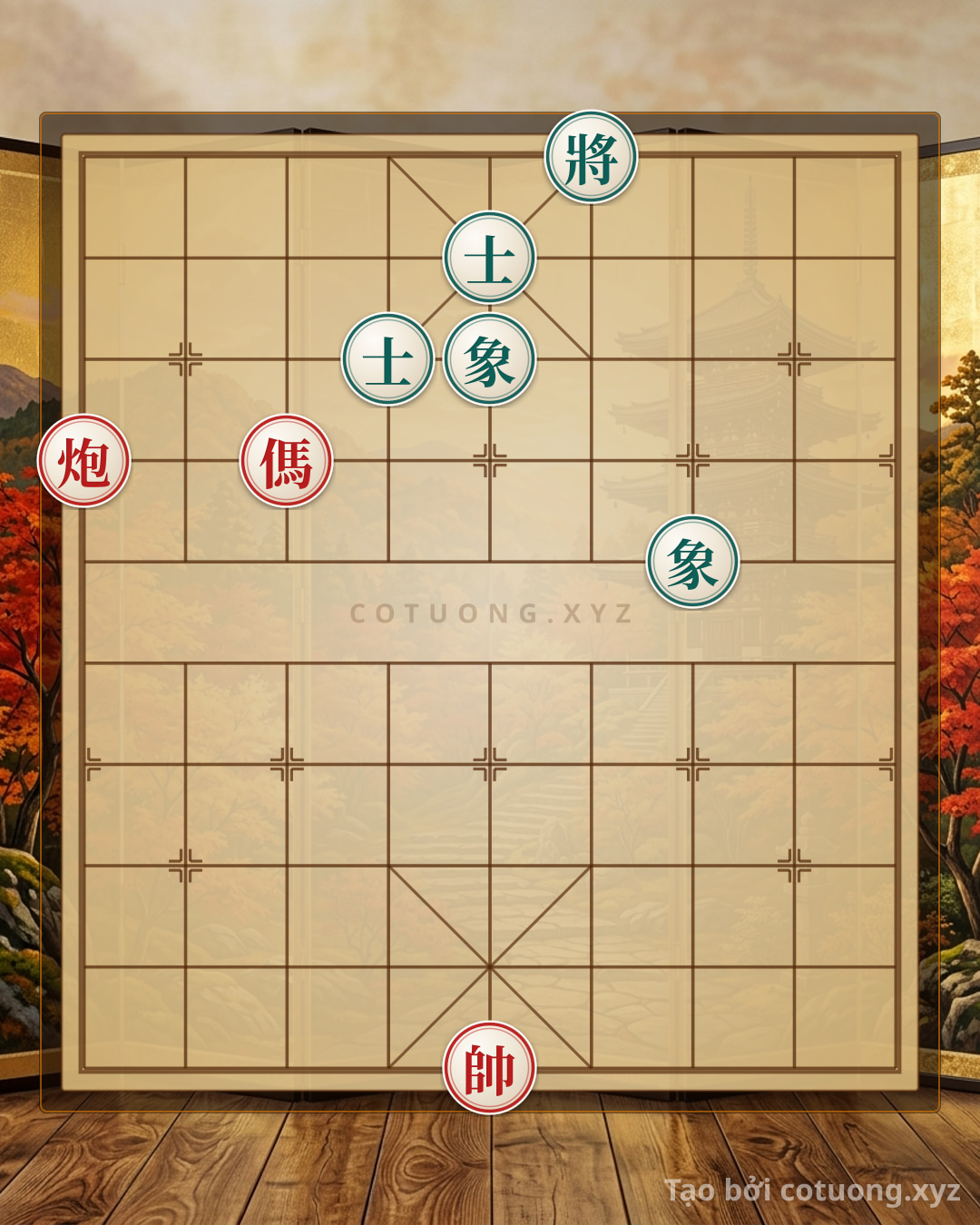 Challenge: The 'Double Elephant Counterattack' Position - Red Cannon vs. 2 Black Bishops & 2 Black Advisors: A Thrilling Tactical Turn! - Can you solve it?