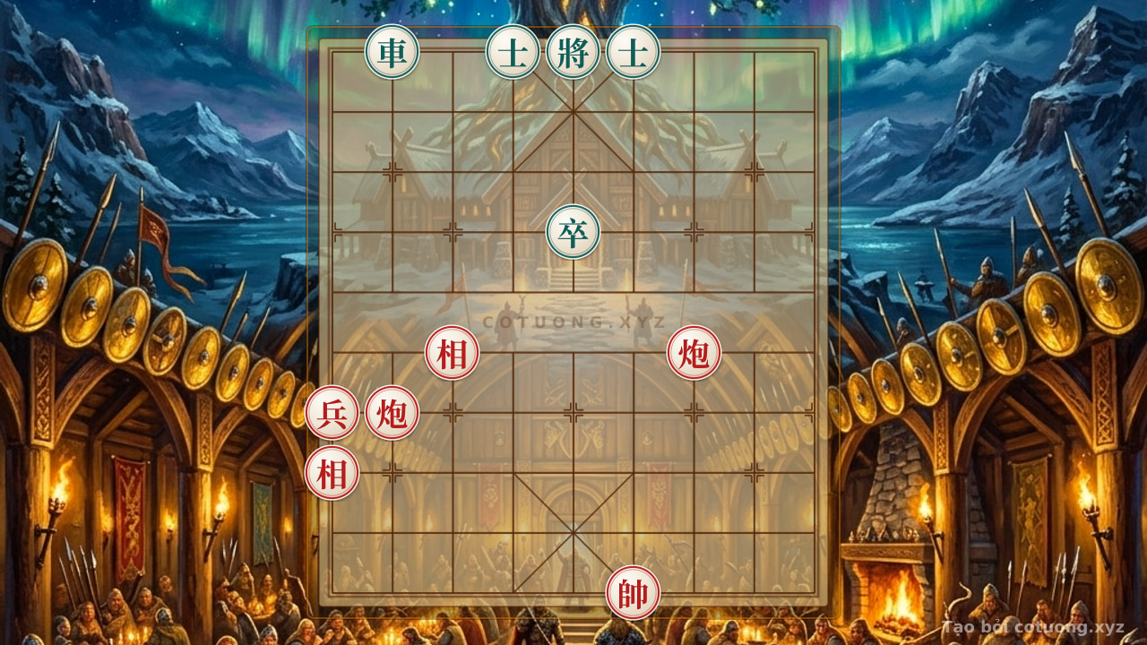 Thế cờ: Xiangqi: Red Army Crushes Black in 3 Moves — Cờ Tướng Online