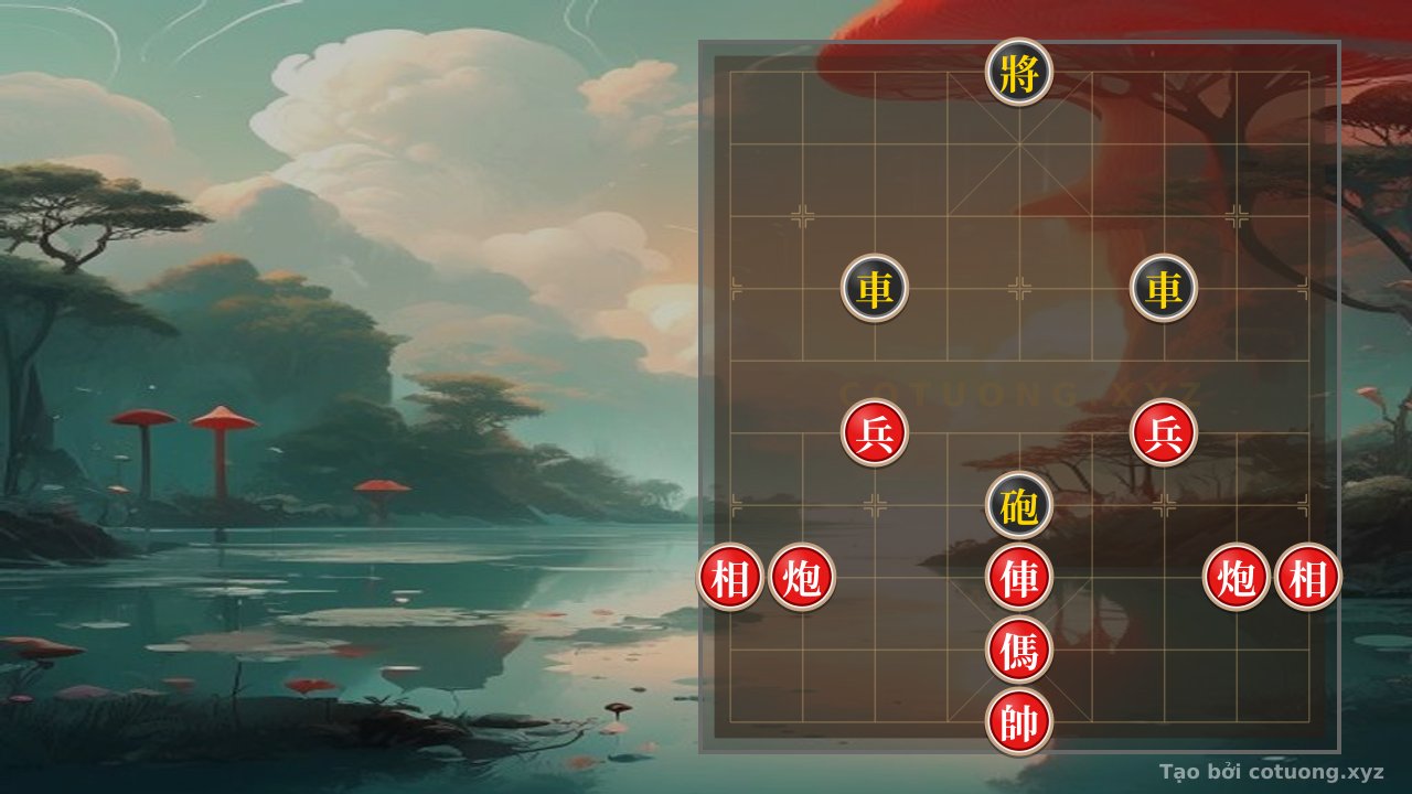 Thế cờ: Jianghu Chess Formation: Two Chariots, Two Cannons, One Horse, Two Pawns, and Two Elephants vs. Two Chariots and One Cannon - Winning Strategy — Cờ Tướng Online