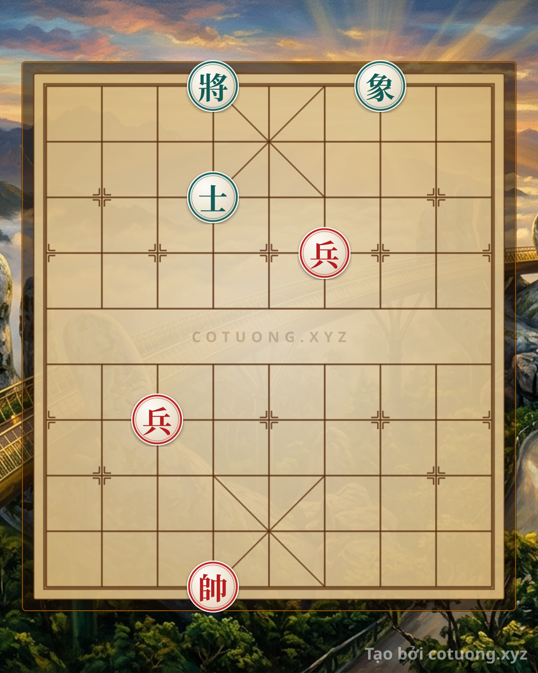 Thế cờ: Black Formation 'Rook Cannon' - Red's Winning Strategy in 73 Moves — Cờ Tướng Online