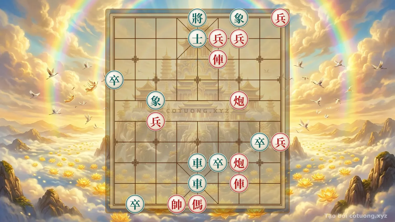 Thế cờ: Defeating Black with Double Cannons and Rook Thrust - Professional Xiangqi Tactics — Cờ Tướng Online