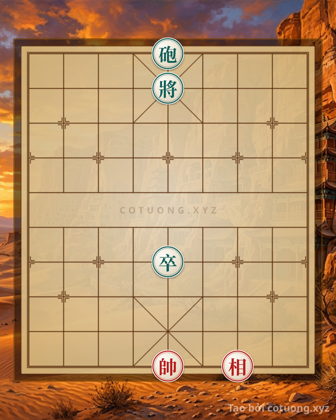 Challenge: Red General Crushes Black in 3 Moves: Mastering the Checkmate from the Board - Can you solve it?