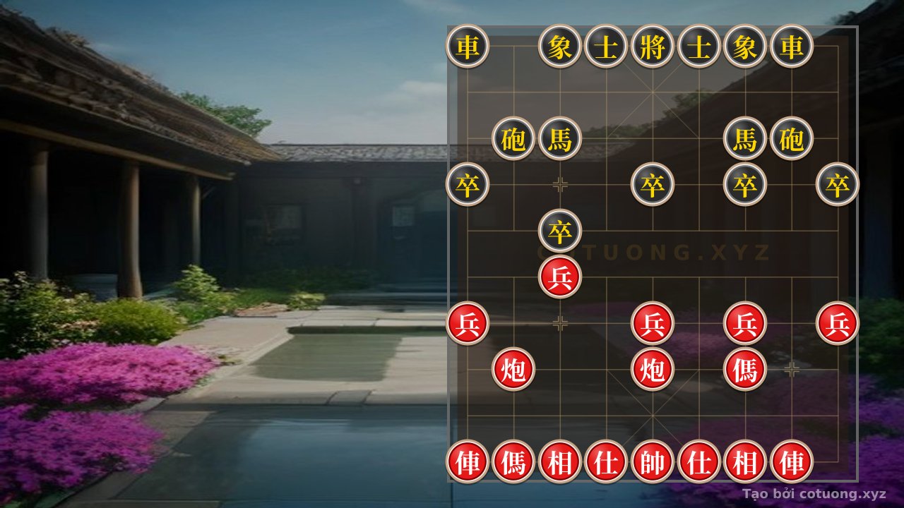 Thế cờ: Mastering Xiangqi: Flipping the Classic Endgame of 2 Rooks, 2 Cannons, 2 Horses, and 5 Pawns in a Single Move! — Cờ Tướng Online