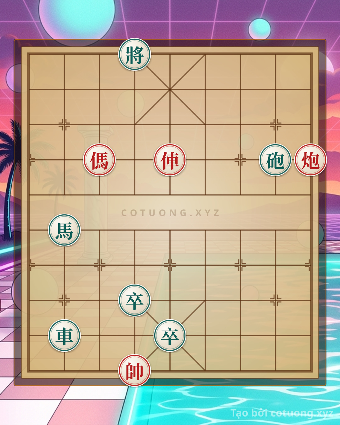 Challenge: Xiangqi: Double Horse Legs Strategy - Masterful Counterattack - Can you solve it?