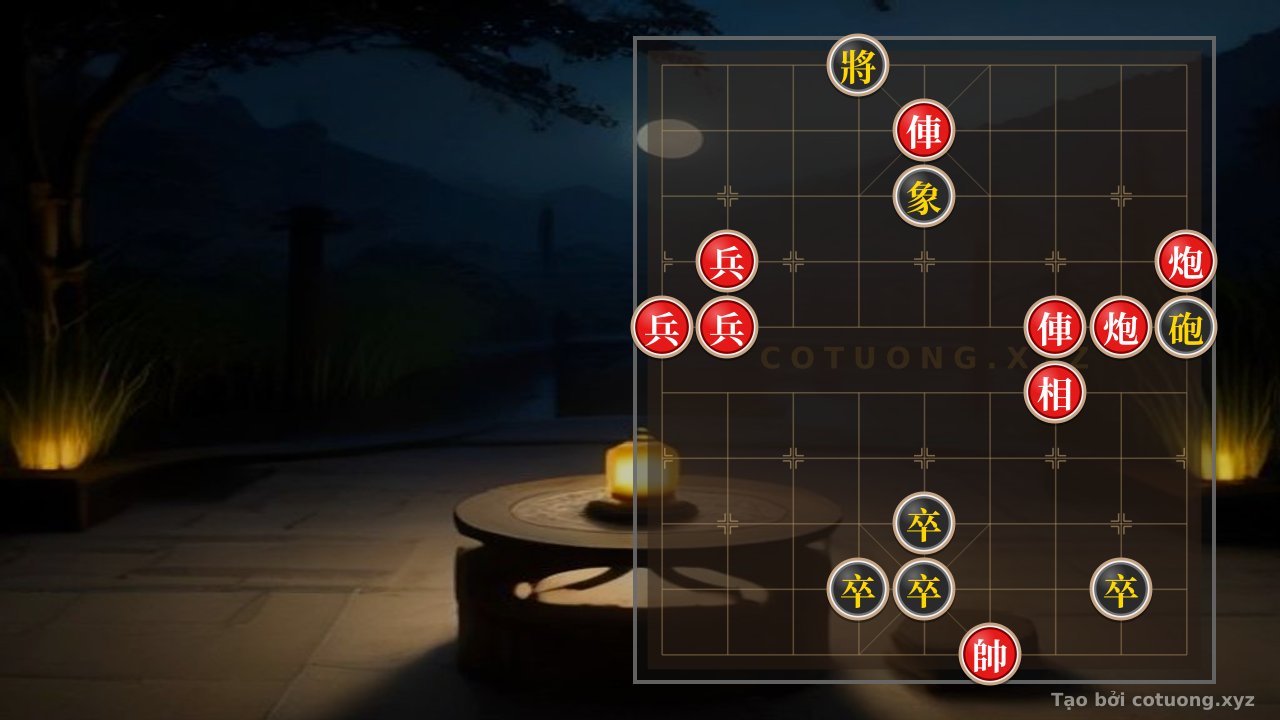 Thế cờ: The 'Breakthrough Defense' Trick of the Red Chariot on File 5: Counterattacking Tactics in Xiangqi — Cờ Tướng Online