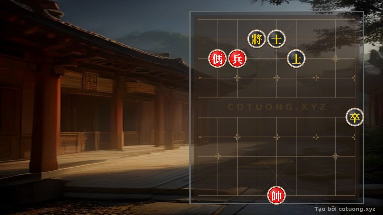 Thế cờ: Red Horse 'Trap' Black Chariot: The Defensive Strategy of the Black General in a Strong Position — Cờ Tướng Online