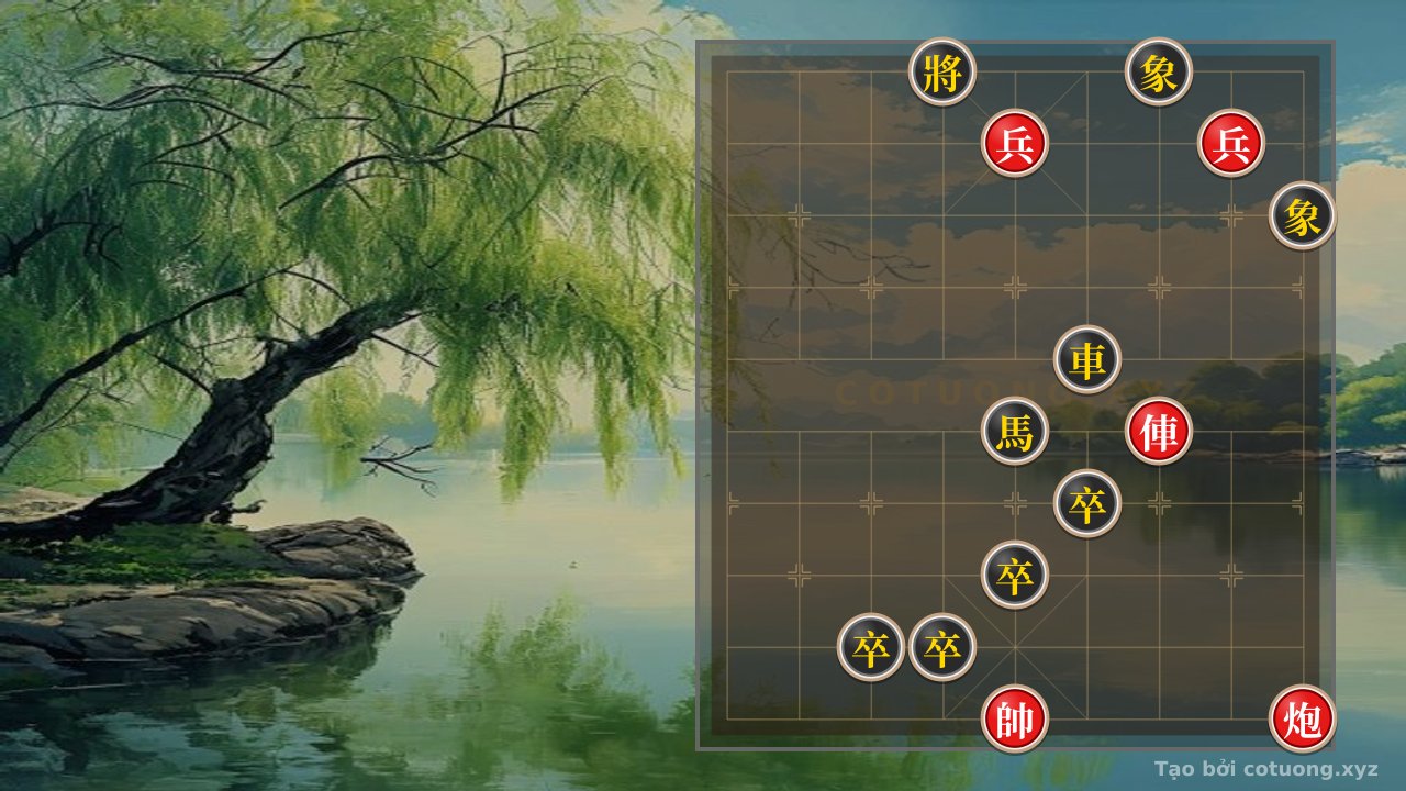 Thế cờ: Xiangqi Tactics: Red's 'Empty Cannon' Strategy - Lessons in Dominance — Cờ Tướng Online