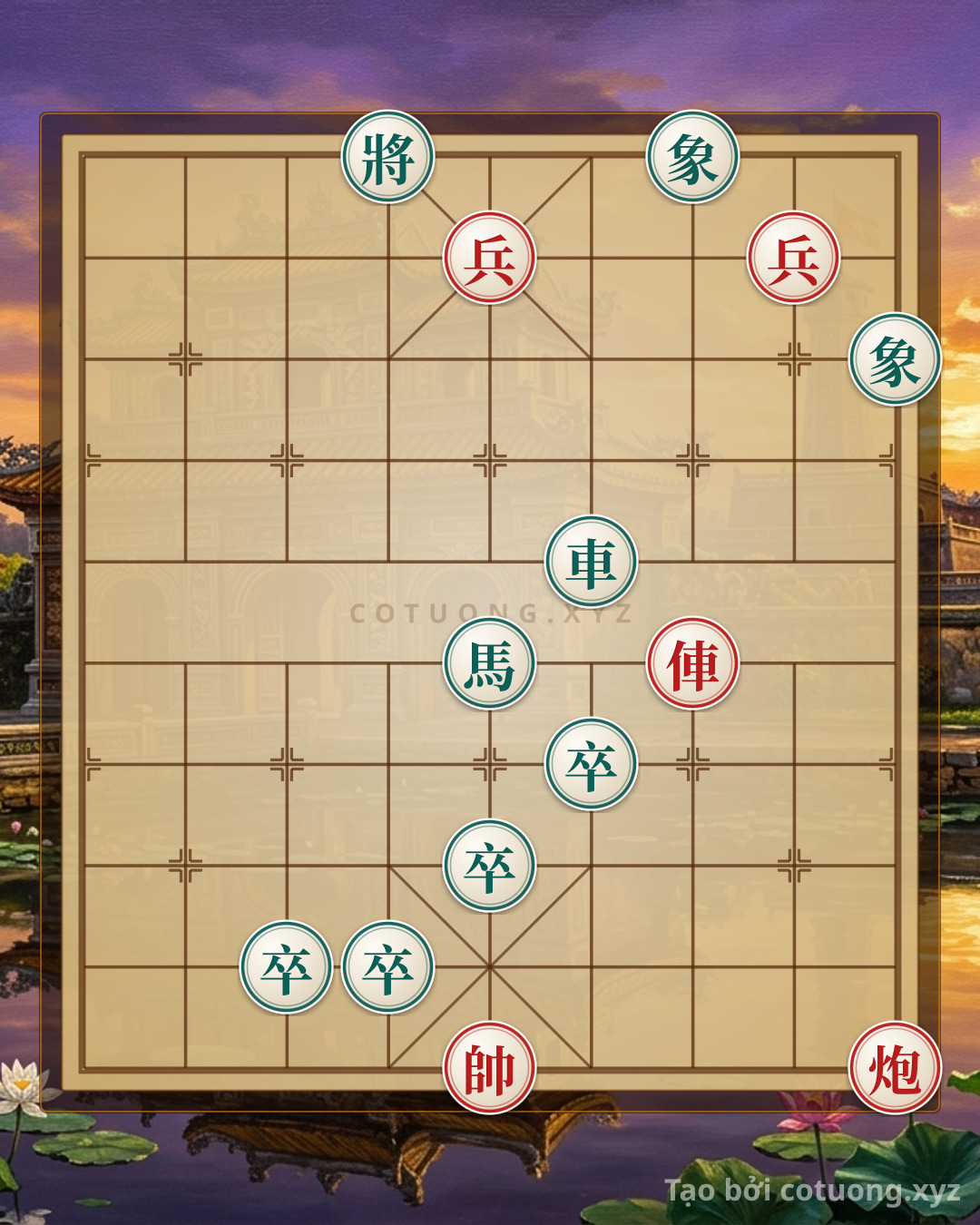 Challenge: Xiangqi Tactics: Red's 'Empty Cannon' Strategy - Lessons in Dominance - Can you solve it?