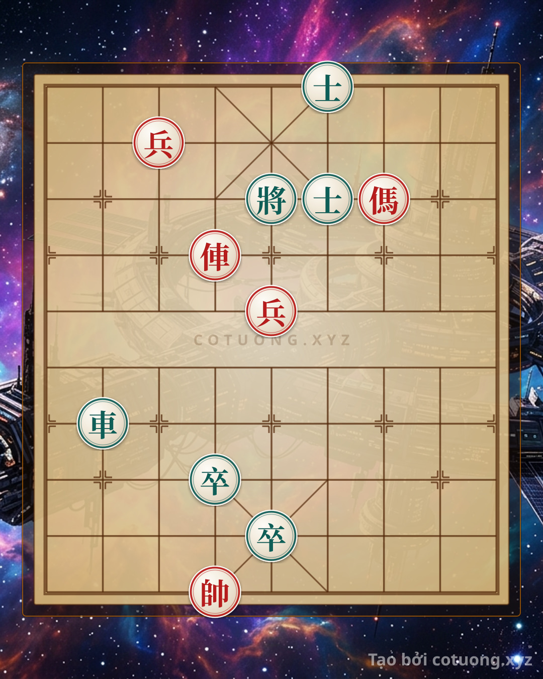 Challenge: Xiangqi Masterpiece: The 'Red Attack' Position - Deadly Cross-Firing Tactics - Can you solve it?
