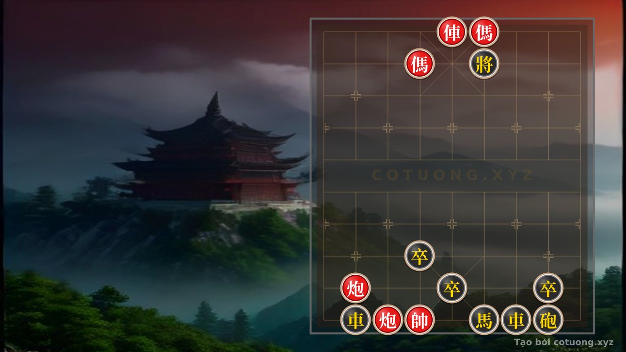 Thế cờ: The Explosive Ngọa Tào Horse: Analyzing the Thrilling Xiangqi Battle with Black's Desperate Counterattack — Cờ Tướng Online