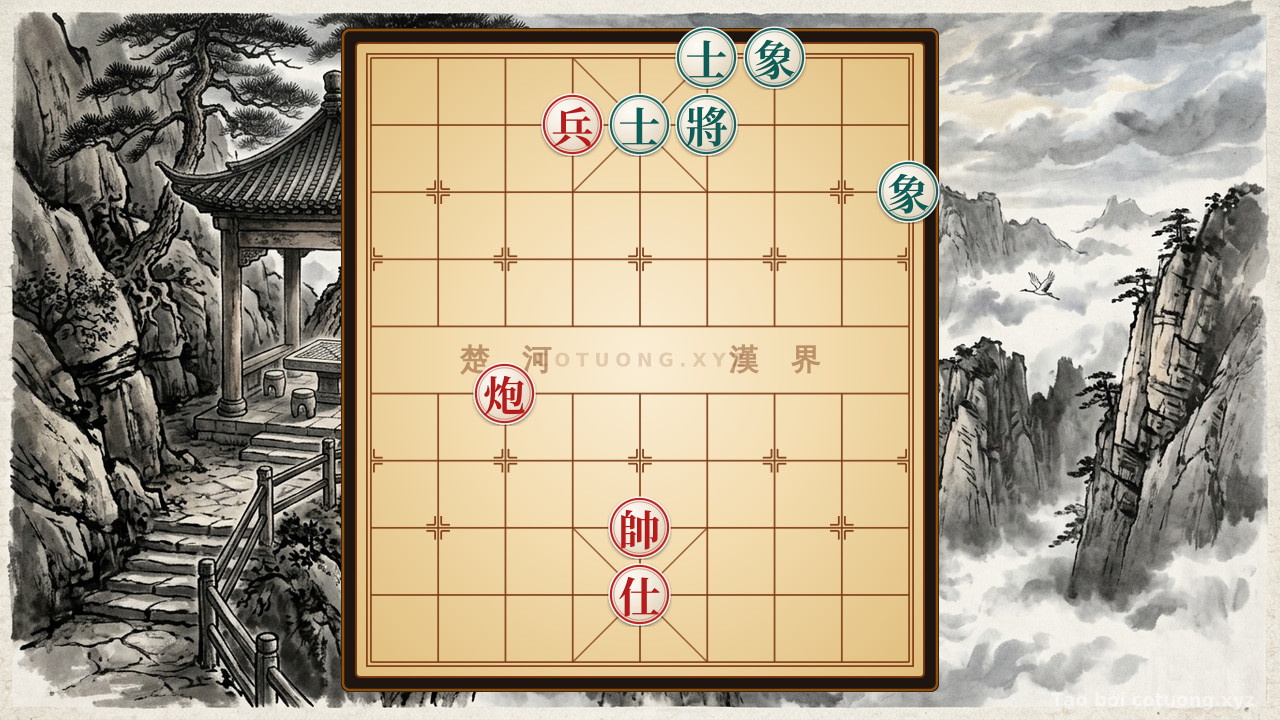 Thế cờ: Red General vs. Black Pawn: A Decisive Tactical Trap in a Cruel Endgame — Cờ Tướng Online