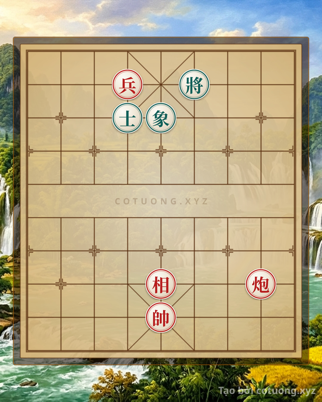 Challenge: Unexpected Victory: Red Cannon Counters Like a Clash of Xich Bi on the Chessboard - Can you solve it?