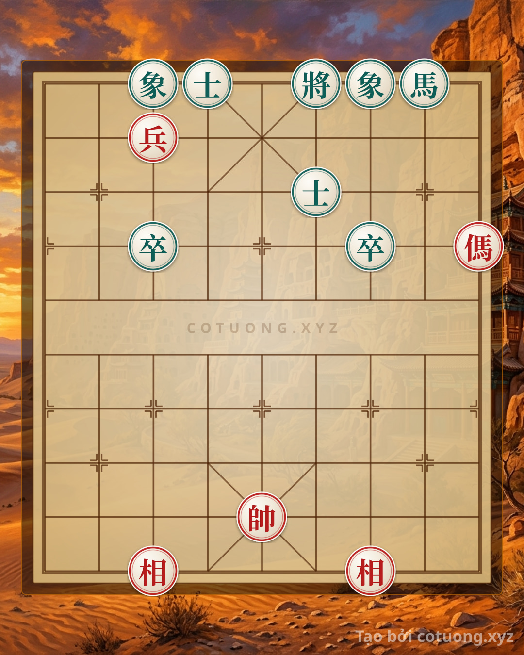 Challenge: Fierce Counterattack: The Strategy of Pushing the Pawn to End the Game for Red in a Critical Xiangqi Position - Can you solve it?