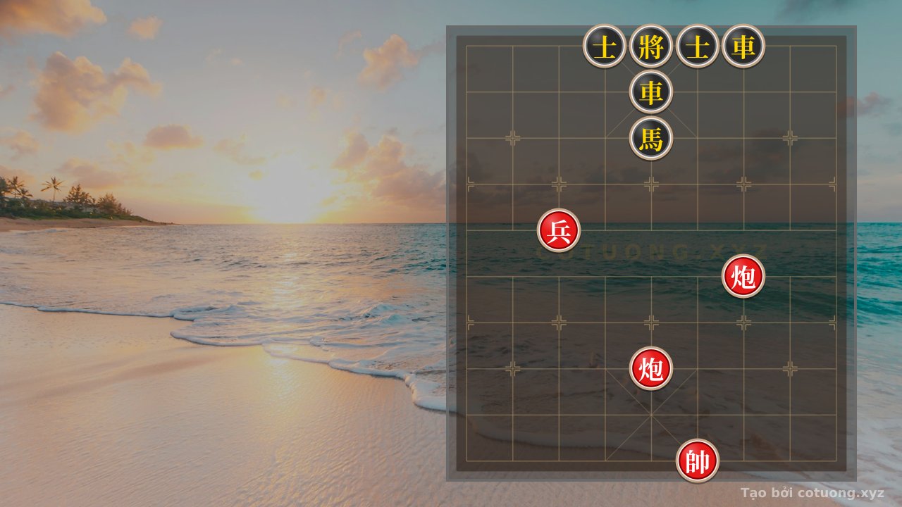 Thế cờ: Xiangqi: The Secret to Defeating the Black Double Rooks with the Empty Cannon - The Strategy of a Legendary Player — Cờ Tướng Online