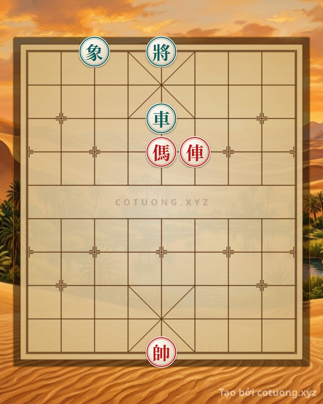 Challenge: Xiangqi: Trick to Lure the Black Elephant with the Red Chariot - 5/10 Level Position - Can you solve it?