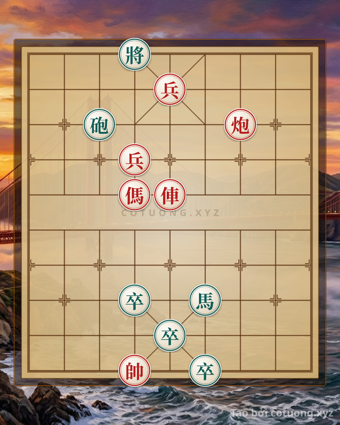 Challenge: Xiangqi: Mastering the Double Horse Exchange Strategy - Can you solve it?