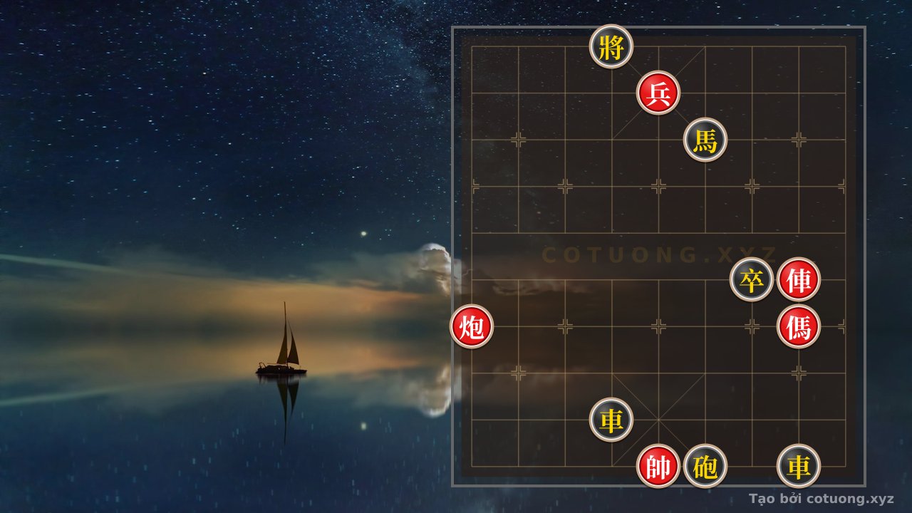 Thế cờ: The Art of Xiangqi: The Elephant Cannon Horse Trap Defeats the Double Black Rooks - The Critical Rescue Moves — Cờ Tướng Online