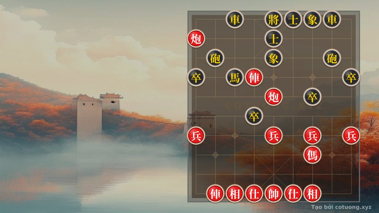 Thế cờ: Xiangqi: Strategy to Capture the Black General When the Red Chariot Rushes Downfile 6 — Cờ Tướng Online