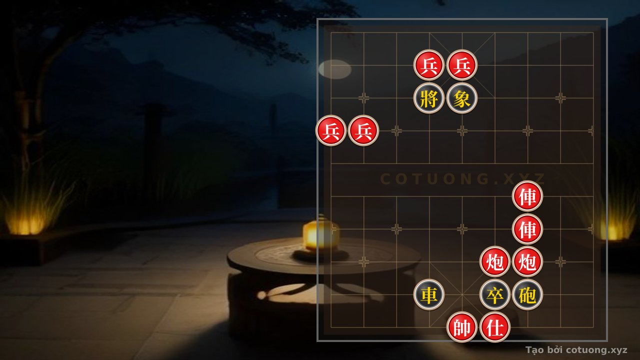 Thế cờ: Xiangqi: The Breaking Endgame - Red Rook Exposes 3rd Rank, Retreats to 4th — Cờ Tướng Online