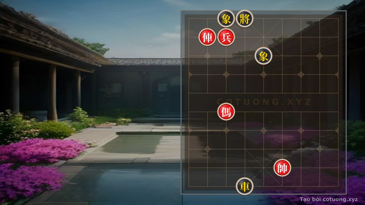 Thế cờ: The 'Red Chariot Piercing' Formation - A Warning for Black General Player — Cờ Tướng Online