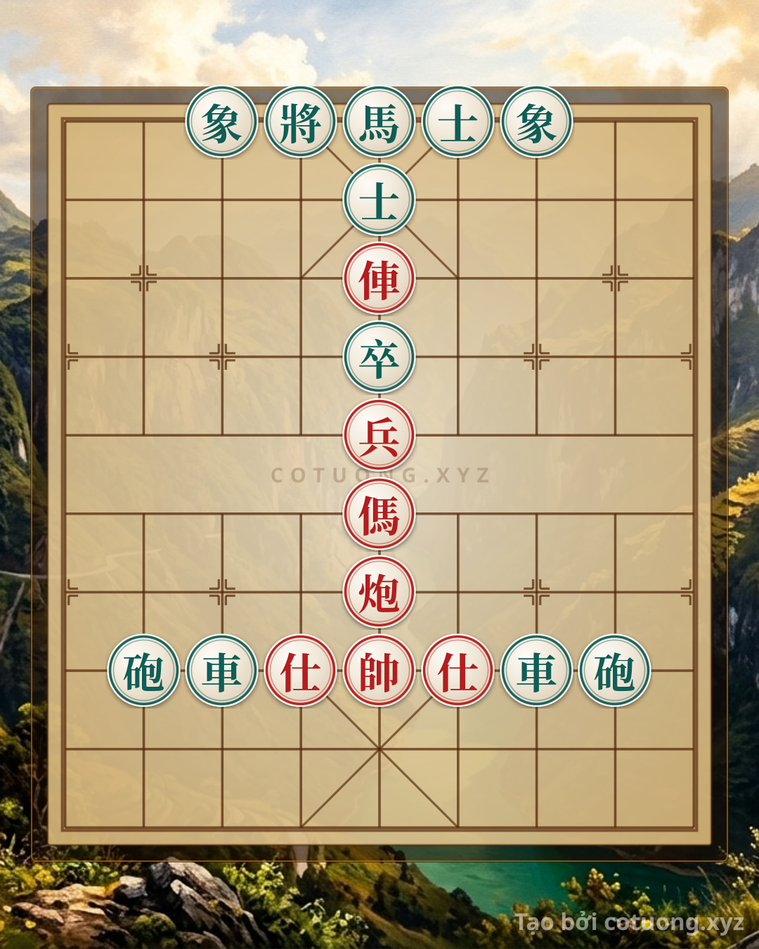 Challenge: Solo Xiangqi: Red unleashes firepower, Black plays strategically - Can you solve it?