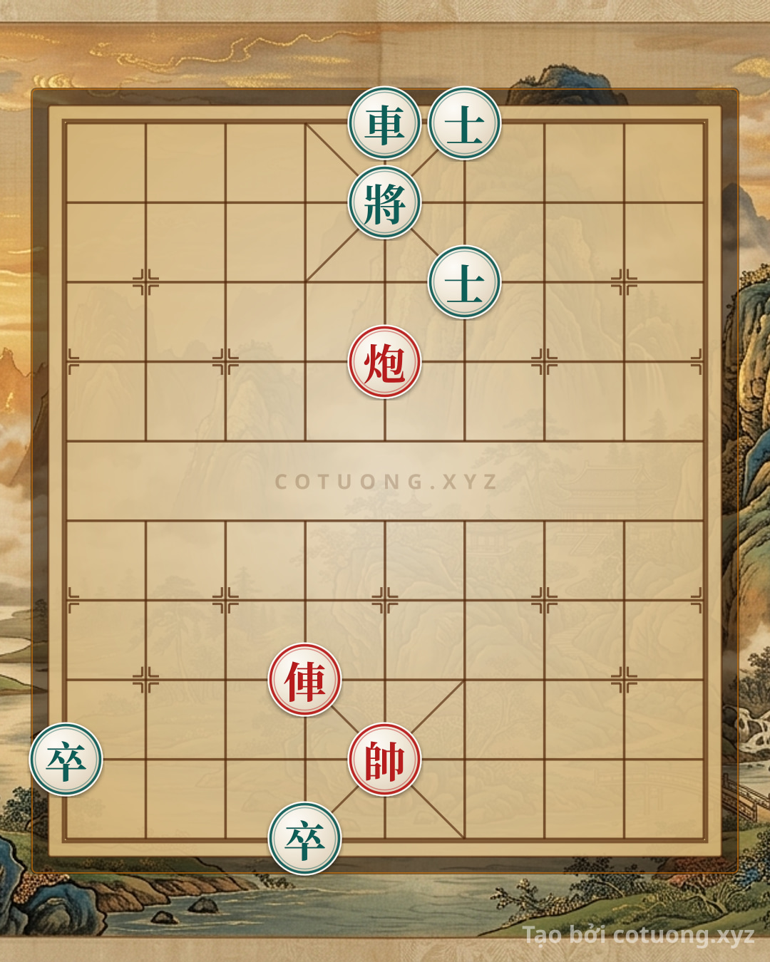 Challenge: Red General's Strategy: Cannon vs. Chariot - Tactics 8/10 - Can you solve it?