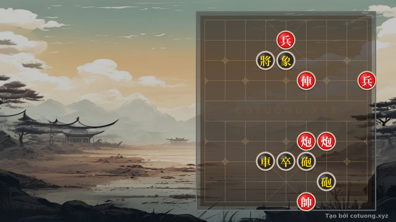 Thế cờ: Golden Trap: Red Chariot vs. Black Cannon - Unexpected Cannon Strike — Cờ Tướng Online