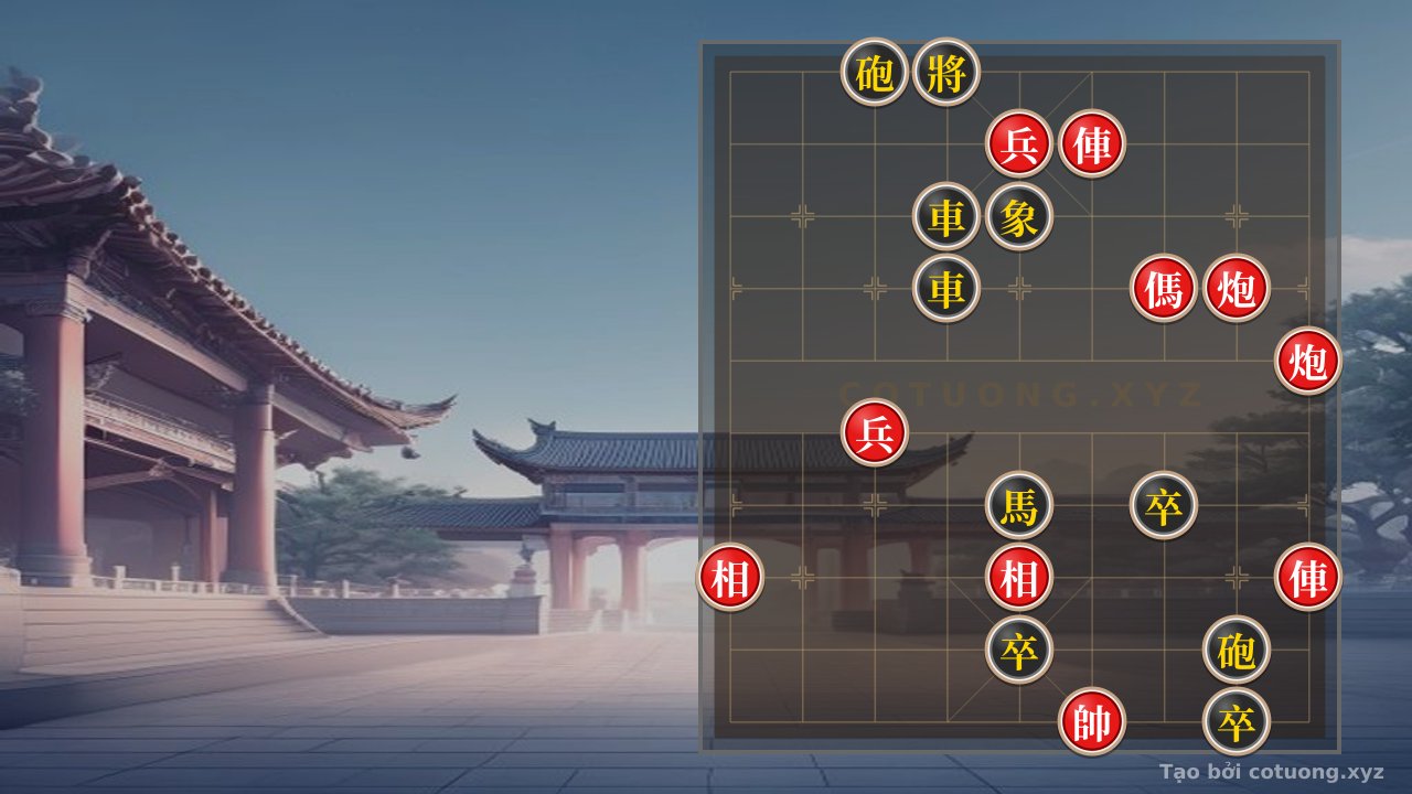 Thế cờ: The 'Black Cannon on the 3rd File' Formation - A Dramatic Battle Where Only the Black Side Can See — Cờ Tướng Online