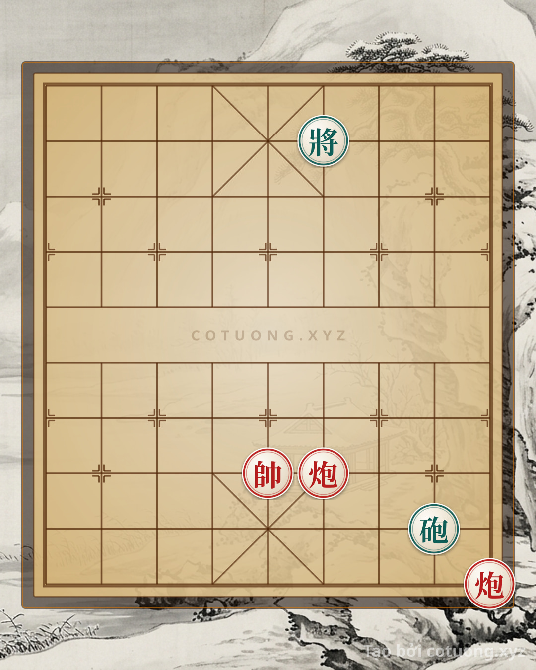 Challenge: Song pháo trùng điệp khóa cung - Can you solve it?