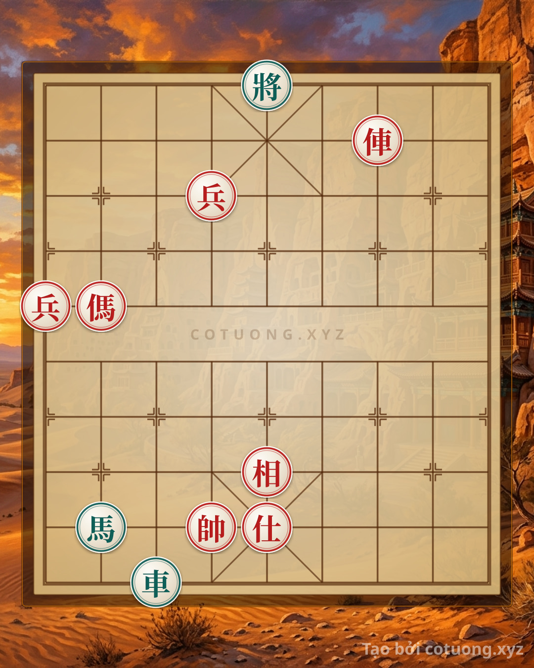 Challenge: Optimizing the Killing Move in Xiangqi: Chariot-Horse-Pawn Formation Creates Heavenly and Earthly Net to Pin the Black General - A Challenge for All Players - Can you solve it?