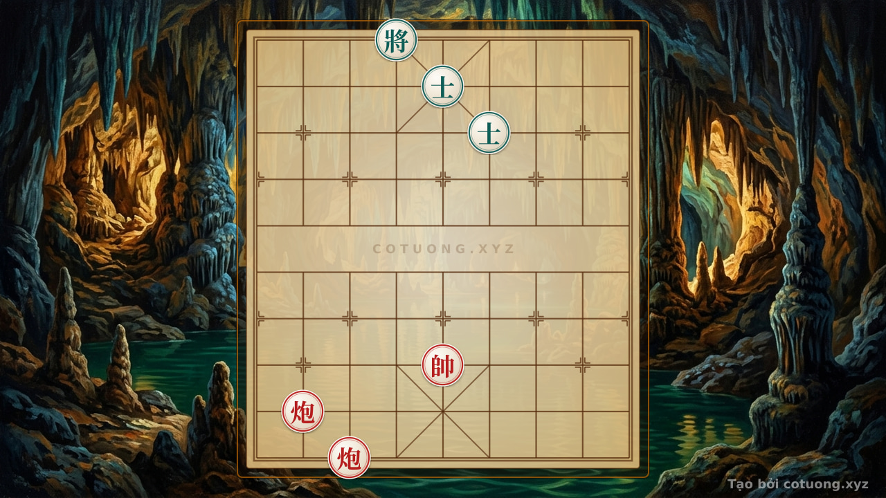 Thế cờ: Xiangqi: The Art of Defensive Counterattacks in the Red Attacking Black's Advisors Formation — Cờ Tướng Online