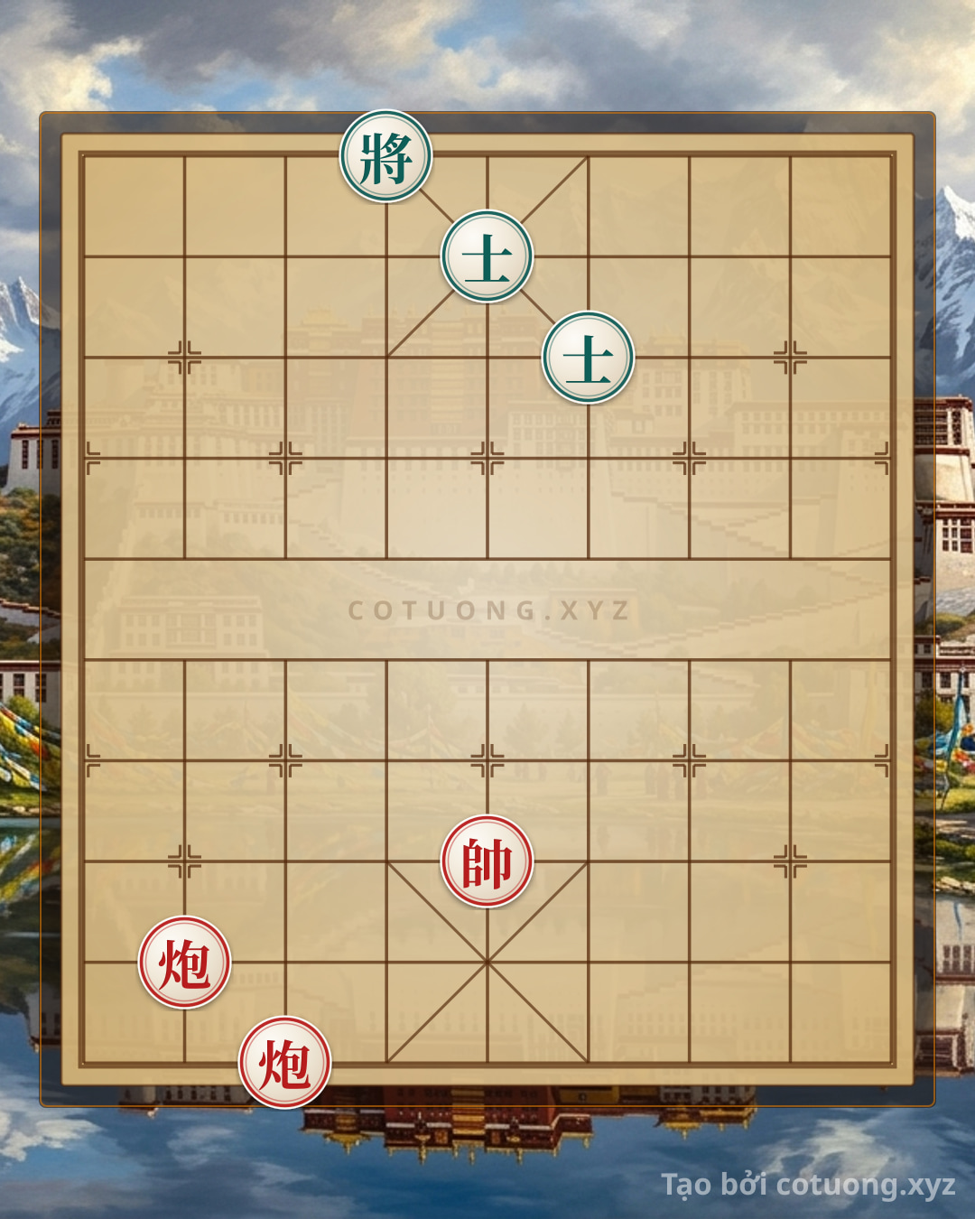 Challenge: Xiangqi: The Art of Defensive Counterattacks in the Red Attacking Black's Advisors Formation - Can you solve it?