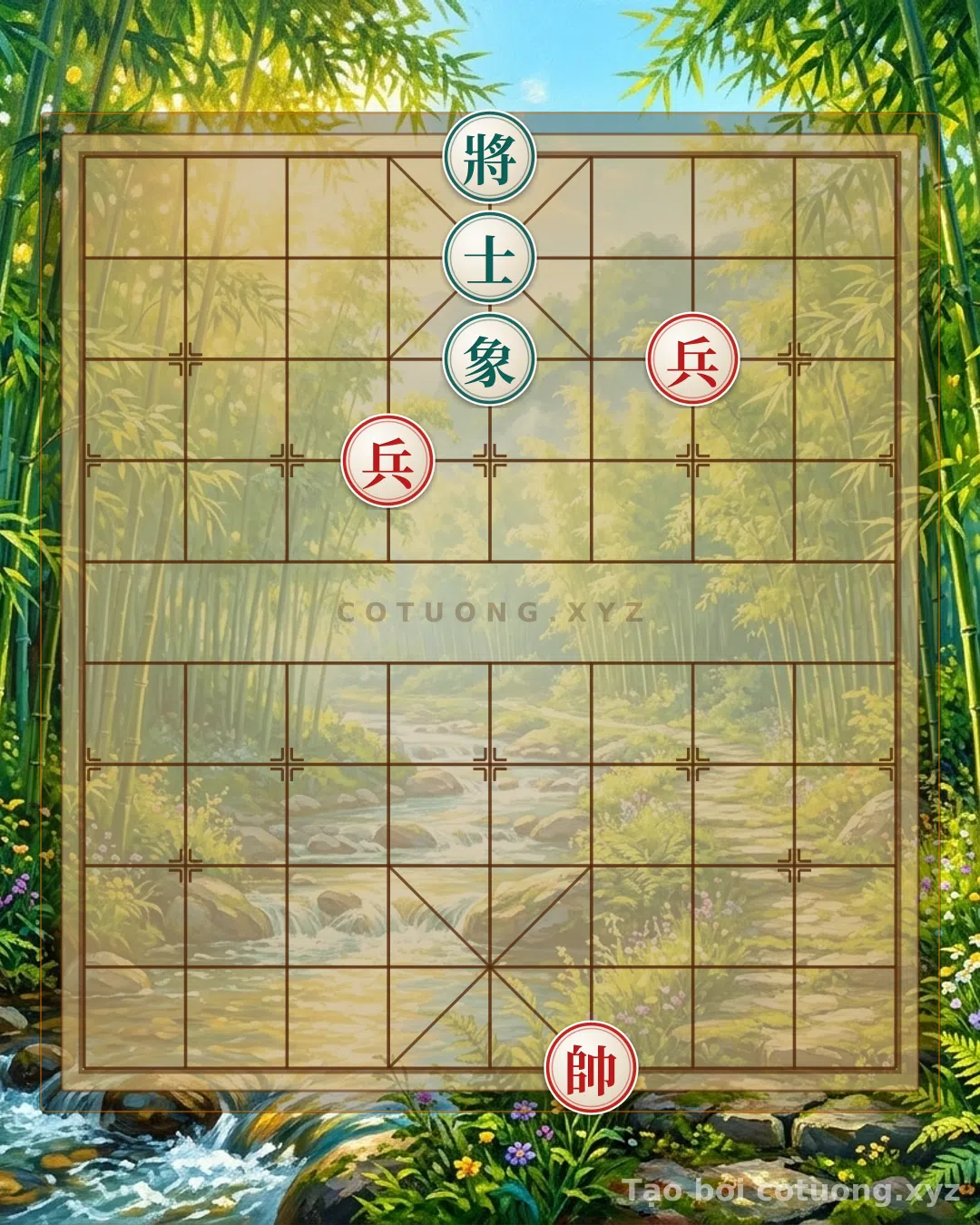 Thế cờ: Xiangqi: The 'Blood-Red Shadow' Formation - Mastering the Lone Red Chariot Strategy — Cờ Tướng Online